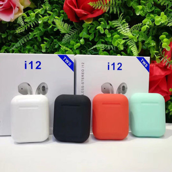 Wireless Mini i12 Tws Bluetooth 5.0 Earphone 1:1 Double Calls Smart Touch Earphones For iPhone Pk I9s I7s I10 Earbuds Headphone