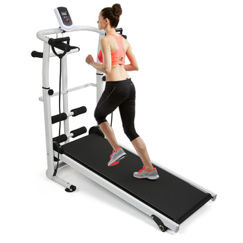 New None Electric Treadmill Folding Mechanical Running Training 3 In 1 Fitness Treadmill Home Sport Fitness Equipment HWC