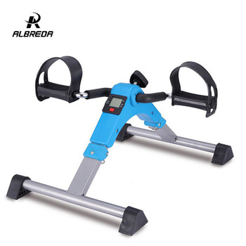 ALBREDA Mini exercise bike fitness treadmill LCD Display lose weight Indoor Cycling Stepper