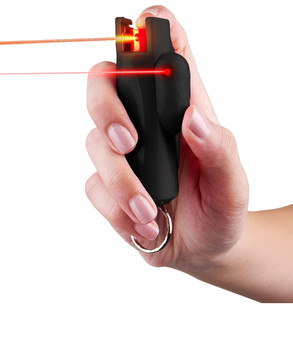 World’s Only Laser Sight Pepper Spray, Guard Dog AccuFire, Maximum Strength Self Defense Red Pepper Spray