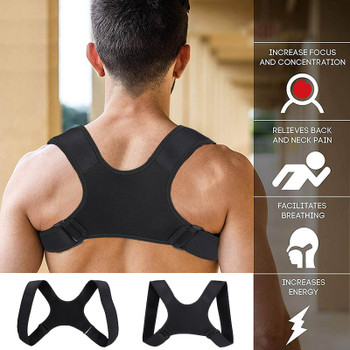 Posture Corrector Clavicle Fracture Support Back Shoulder Straightening Brace