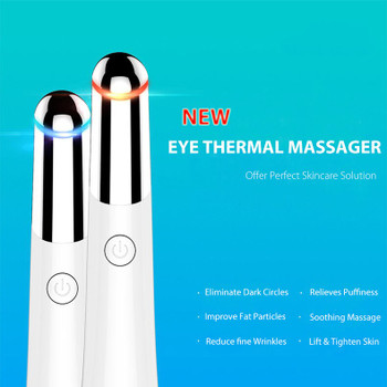 Eye & Face Massager Beauty Device With High Frequency Vibrating Massager + Anti-aging Galvanic Wand Anions Eye Care Tool