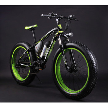 New Ebike 21speed Electric Fat Bike 36V 10.4AH Lithium Battery Electric Snow Bike 36V 350 Watt Electric Mountain Bicycle Cycling