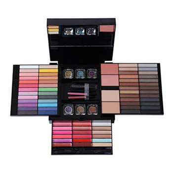 85 Color PRO Makeup Set Eyeshadow Palette Blush Lip Gloss Glitter Powder Concealer Eye Pencil + Brush