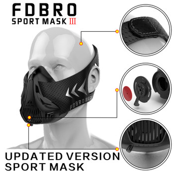 FDBRO Sports Masks Hot Sale Men Women Phantom Good Quality Training Sport Fitness Mask2.0 Good Quality EVA Package With BoxFree