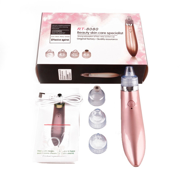 Facial Blackhead Remover Dead Skin Acne Pore Peeling Device Cleaning Skin Tool Vacuum Suck Out Blackhead Beauty Machine