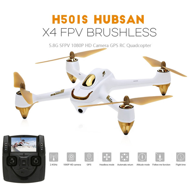 Hubsan H501S H501SS X4 Pro RC Quadcopter 5.8G FPV Brushless Drone With 1080P HD Camera GPS RTF Follow Me Mode Helicopter