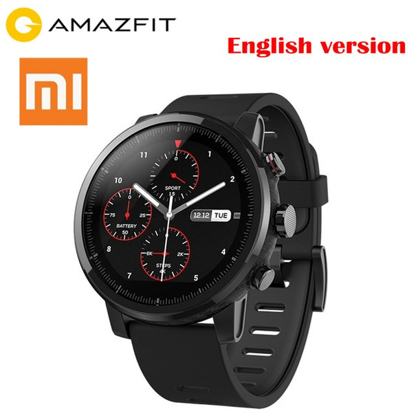 Xiaomi Huami Amazfit 2 Amazfit Stratos Pace 2 Smart Watch Men with GPS Xiaomi Watches PPG Heart Rate Monitor 5ATM Waterproof