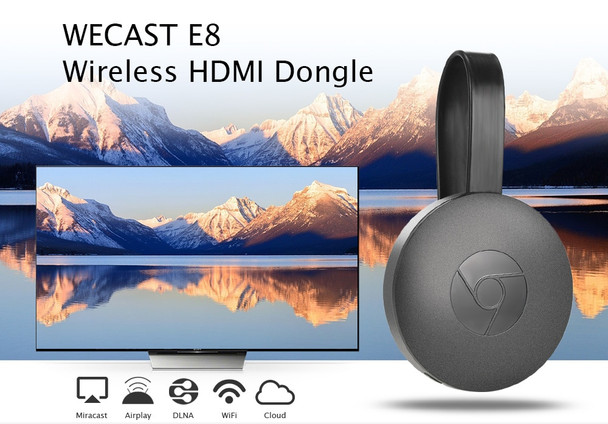 WECAST HDMI TV Stick  Android WiFi Receiver Dongle Smart Media Streamer for Google Chromecast Chrome Cast Miracast IOS Anycast
