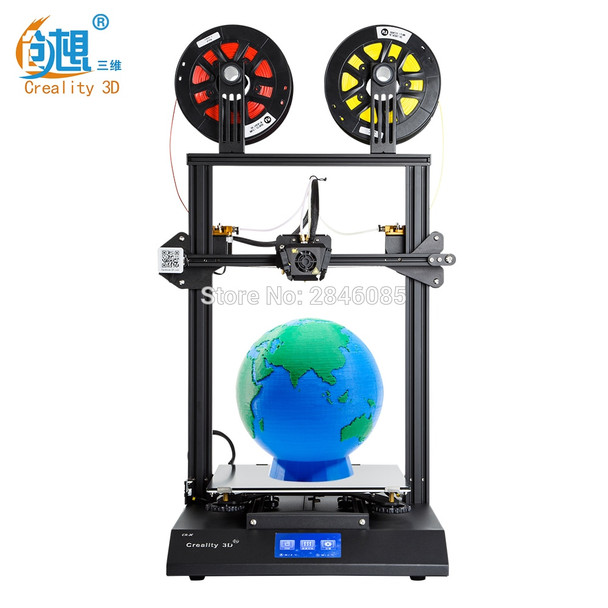 Creality 3D CR-X 3D Printer Resume Printing Dual-color DIY KIT Touch Screen Dual Fan Cool+2KG filament