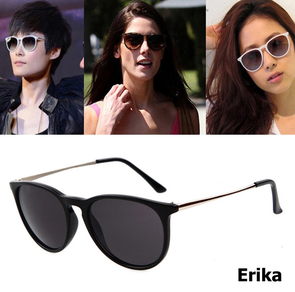 Fashion Women Oval Style Sunglasses Vintage Brand Designer Cat Eye Sun Glasses