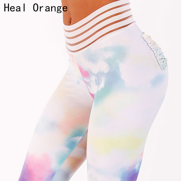 Print Yoga Leggings 2018 Leggings Yoga Women Cintura Alta Sport Women Trousers Leggings Sport Femme Yoga Clothes