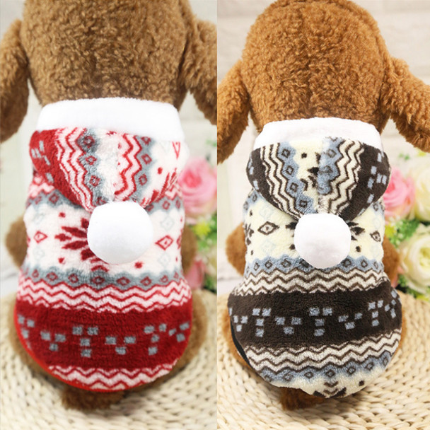 Classical Security Dog Clothes Chihuahua Puppy Hoodie Fleece Warm Autumn Winter Dog Jacket XS-XXL