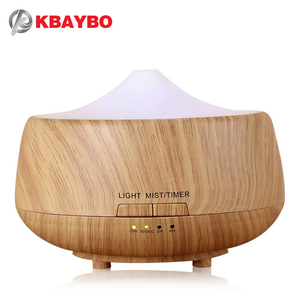 250ml Aroma Aromatherapy Humidifier 7 Color LED Wood Grain Essential Oil Diffuser Ultrasonic Air Purifier Mist Maker