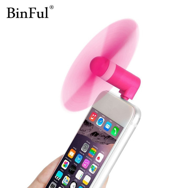 BinFul Mini Portable Cool Micro USB Fan 5v 1w Mobile Phone USB Gadget Fans Tester For iphone 5 5s 5c se 6 6s 7 plus 8