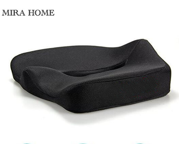 MIRA HOME Seat Cushion for Sciatica , Coccyx , Orthopedic , Tailbone and Backpain