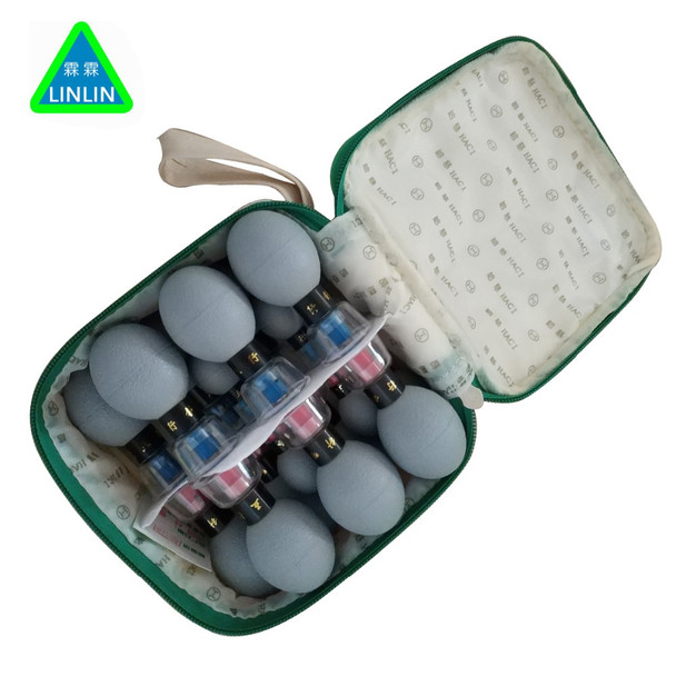 18PCS household Vacuum Haci Magnetic Therapy Acupressure Suction Cup TCM acupuncture and moxibustion cupping Health Care