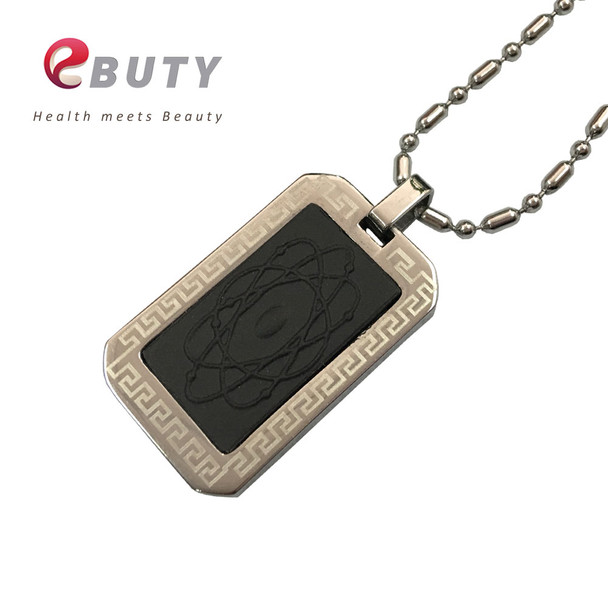 Quantum Pendant Japan Technology Bio Scalar Energy Pendants Charms with Stainless Steel Chain &amp; Crystal Gift Box