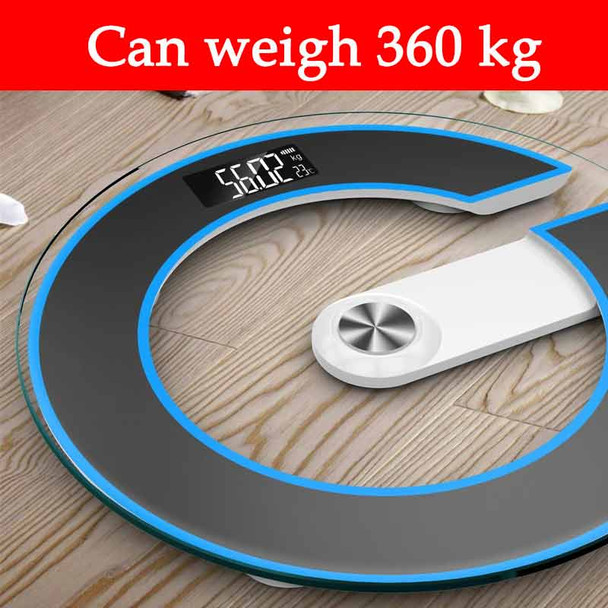 Solid Portable Toughened Glass Battery-driven Floor Scales Accurate Household Diet Smart Electronic Digital Weighting Scale