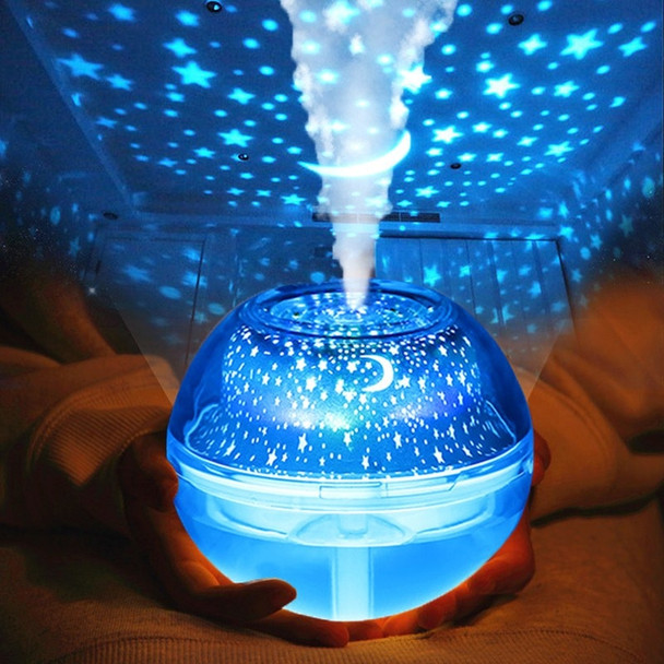 4 Colors Star Starry Sky Projector Lamp LED Night Light USB Powered Moon Light With Humidifier For Gift Home Decoration