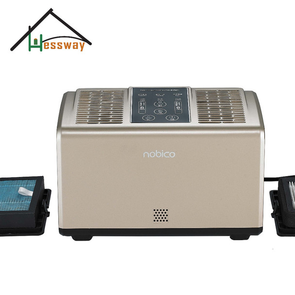 Dual-core home portable air purifier air filter hepa with Air quality sensor