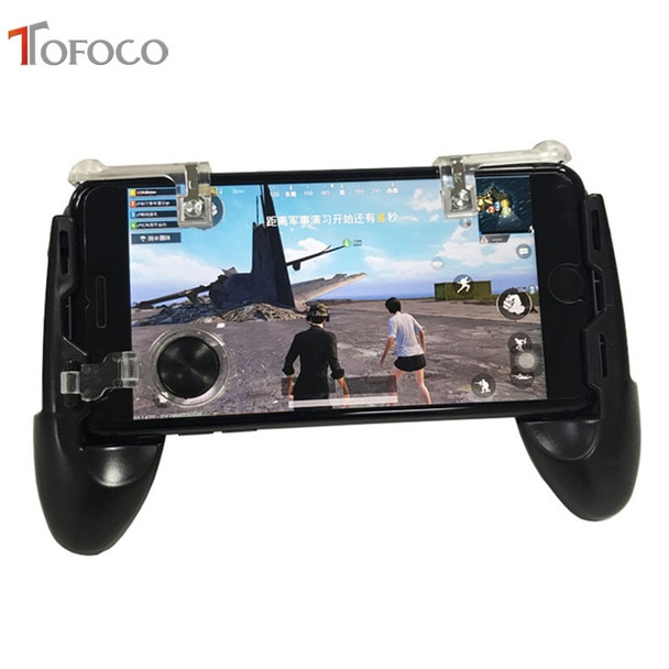 Game Pad Joystick Gaming Trigger Shooter 4 in 1 Controller for PUBG /Knives Out/Rules of Survival Mobile Smart Phone