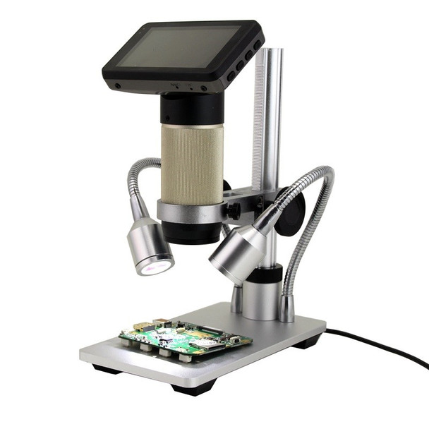 HDMI 10-300X LED Illuminant 3.0-Inch Screen Multi Functional Circuit Board Maintenance USB/AV Digital Monocular Video Microscope