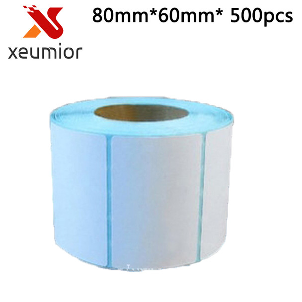 80mm*60mm *500pcs Waterproof thermal adhesive label paper electronic scale label paper bar code label paper