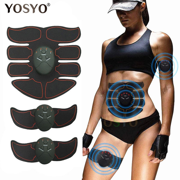 New Smart EMS Electric Pulse Treatment Massager Abdominal Muscle Trainer Wireless Sports Muscle Fitness 8 Packs Body Massager