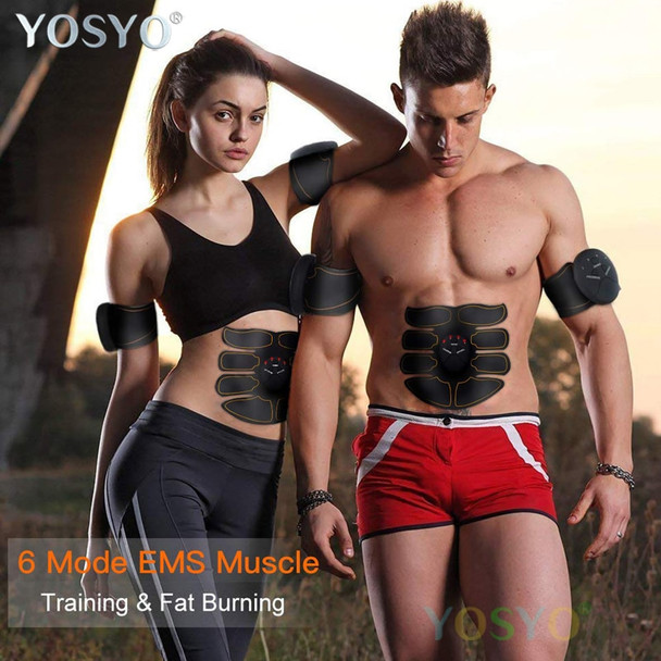 Wireless Smart EMS Electric Pulse Treatment ABS Fittness Muscle Stimulator Slimming Beauty Abdominal Muscle Exerciser
