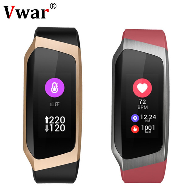 Vwar Smart Band ip67 Waterproof Blood Pressure Smart Bracelet Heart Rate Monitor Sport Fitness Bracelet Tracker Mi 2 3 Band