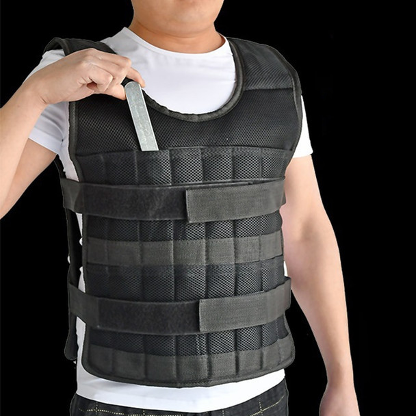 5kg 20kg 60kg Weighted Vest Adjustable Loading Weight Jacket Exercise 