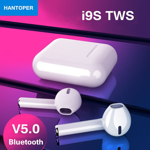 i9S TWS Wireless Bluetooth 5.0 Earphones Binaural Calling Headphone With Charging Box Stereo Headset for all phone