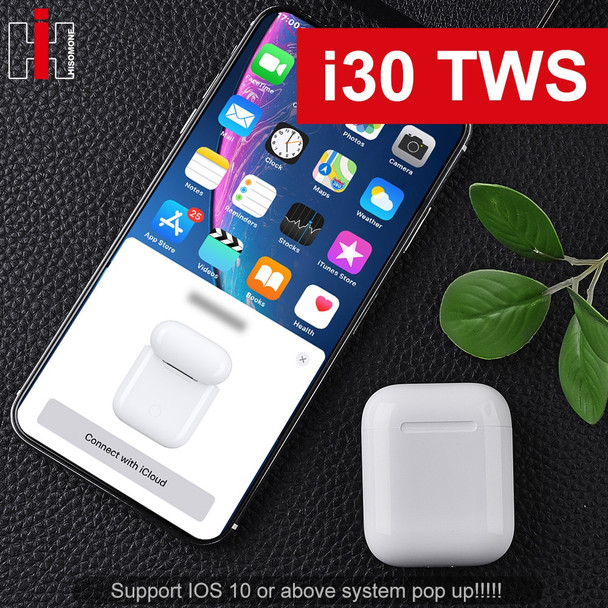 i30 TWS Pop up 1:1 Wireless Earphone 6D Bass Separate Use Bluetooth 5.0 Earphones PK i10 i20 i12 i60 TWS W1 Chip