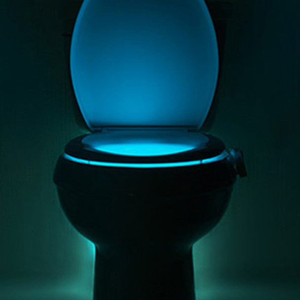 ZK30 Human Motion Sensor Automatic Toilet Seat LED Night Lights Lamp Bowl Bathroom Night Light 8 Color Lamp Veilleuse