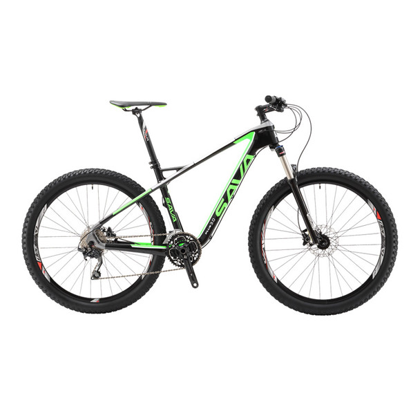 Plus3.0 Mountain Bike 27.5 inch Carbon Fiber Bicycle Frame 30 Speed MTB Bike Cycle M610 Derailleur &amp; Hydraulic Brake