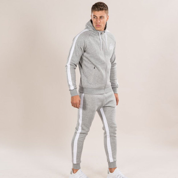 Men Sets Fashion Long Sleeve Slim Sweat Suits Hoodies Tracksuit Sweatshirt Two Piece Trousers male jacket + Pants Exercise 