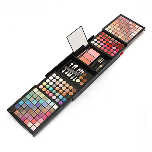 177 Colors Eyeshadow Combination Palette Makeup Set Big Kit Matte Shimmer Beauty Cosmetic Professional Pigmented With Brushes