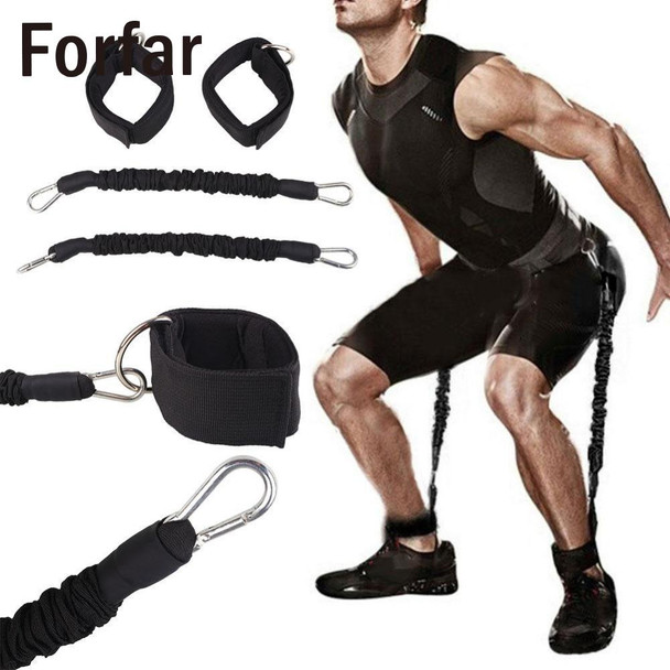 Resistance Band Fitness Bounce Trainer Pull Rope Basketball Football Tennis Running Jump Leg Strength Agility Training Strap