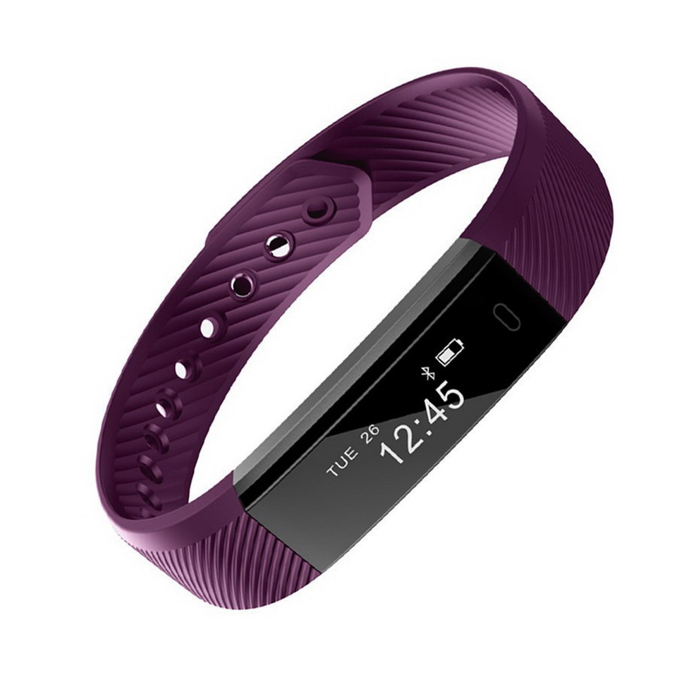 Fitness Tracker Smart Bracelet ID115 Veryfit APP Bluetooth Band