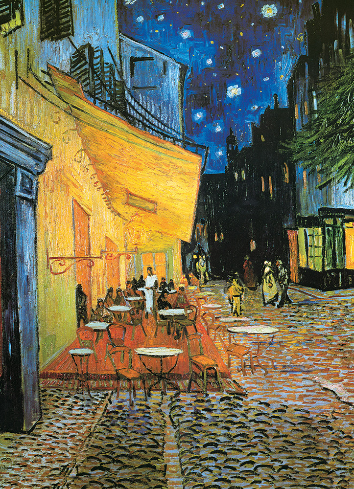 Vincent Van Gogh: Terraza de café por la noche - 1000 piezas
