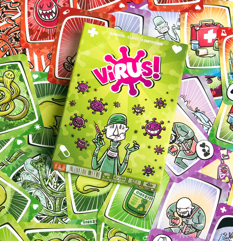 Tranjis games Gioco da tavolo Virus Halloween Expansion Trasparente| Kidinn