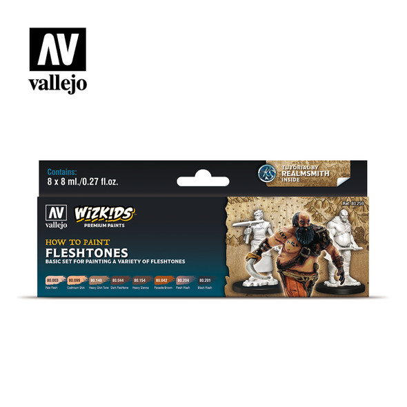Vallejo - Wizkids - Set: Wizkids Premium set by Vallejo: Fleshtones