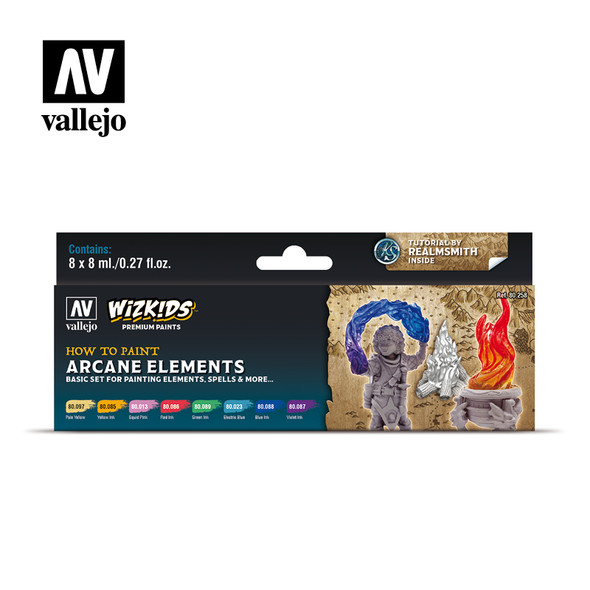 Vallejo - Wizkids - Set: Wizkids Premium set by Vallejo: Arcane Elements