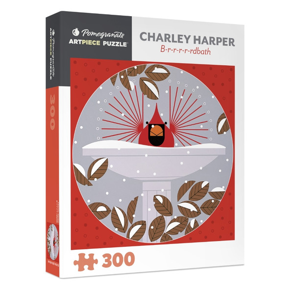 Pomegranate - Charley Harper: Brrrrrdbath - 300 piezas