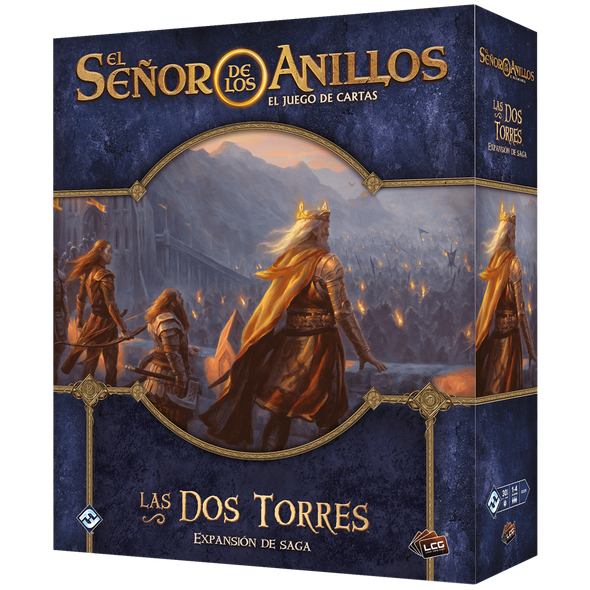 Fantasy Flight Games - El Señor de los Anillos LCG: Las Dos Torres Expansión de Saga