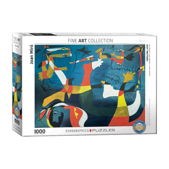 EuroGraphics - Joan Miro: Golondrina, amor - 1000 piezas