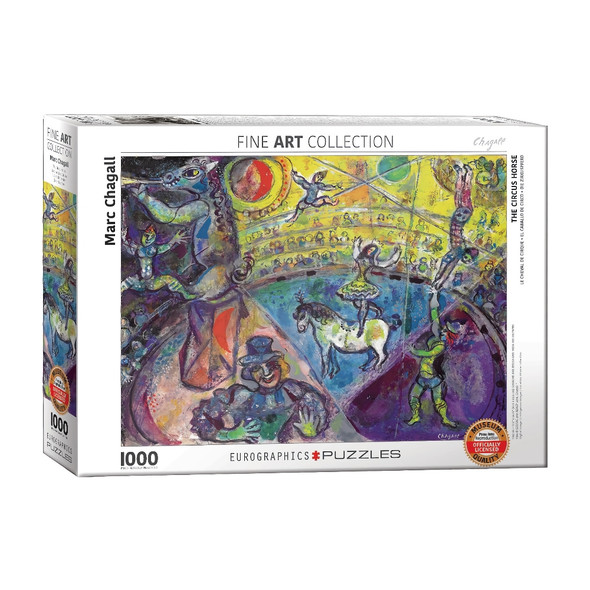 EuroGraphics - Marc Chagall: El caballo de circo - 1000 piezas