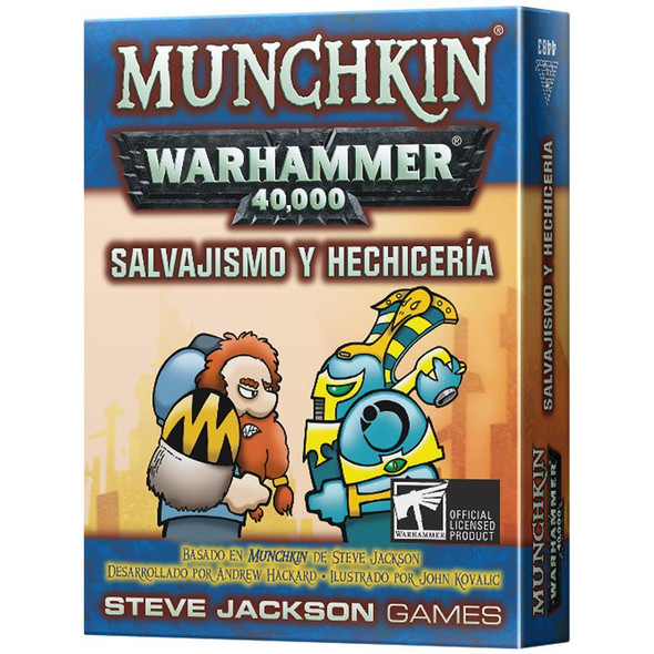 Steve Jackson Games - Munchkin Warhammer 40K Salvajismo y hechicería