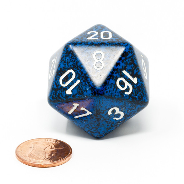 Chessex - Dado D20 de 34mm Moteado Stealth™